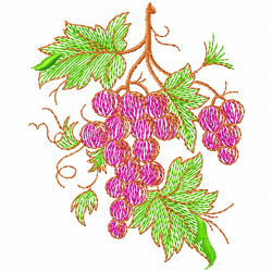 Flowers And Tree Embroidery Design 3